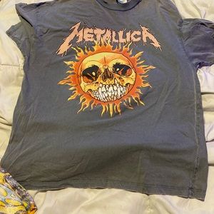 Metallica oversized t shirt size Xs